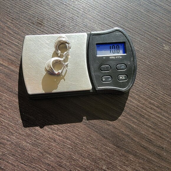 *RARE* Old Judith Ripka JR piece 925 sterling silver glamorous ribbed different - Picture 10 of 16